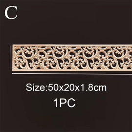 Listwy drewniane rzeźbione 50×6 cm – C 50×20cmx1.8 cm