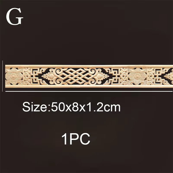 Listwy drewniane rzeźbione 50×6 cm – G 50×8cmx1.2 cm