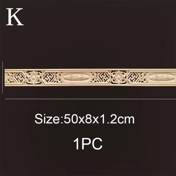 Listwy drewniane rzeźbione 50×6 cm – K 50×8cmx1.2 cm