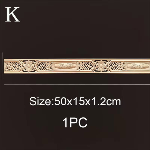 Listwy drewniane rzeźbione 50×6 cm – K 50×15cmx1.2 cm