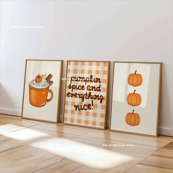 Zestaw 3 obrazów na płótnie z motywem – 40×60 cm No Frame / CT117164 3 szt.