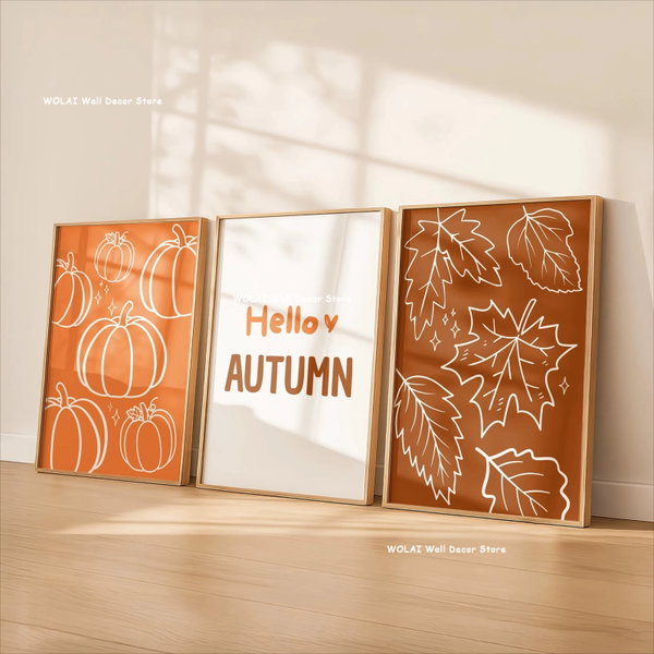 Zestaw 3 obrazów na płótnie z motywem – 20×30 cm No Frame / CT117167 3 szt.