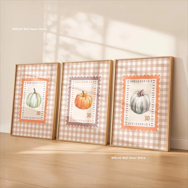 Zestaw 3 obrazów na płótnie z motywem – 20×30 cm No Frame / CT117317 3 szt.