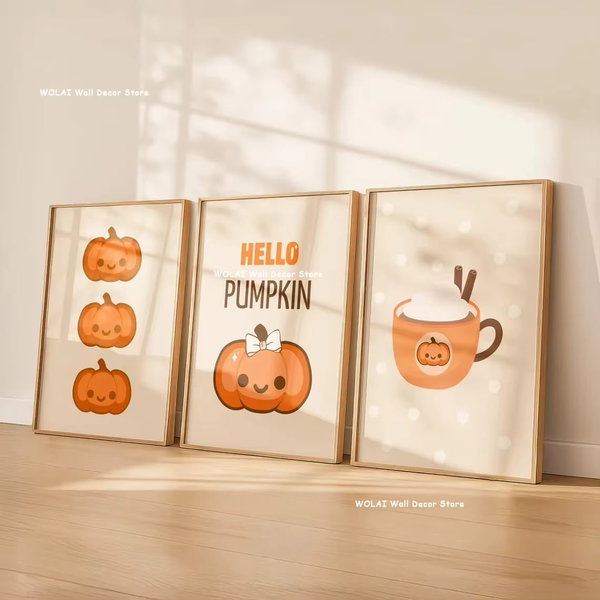 Zestaw 3 obrazów na płótnie z motywem – 20×30 cm No Frame / WO2508 3 szt.