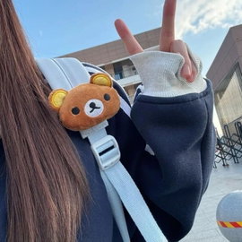 Pluszowy breloczek Rilakkuma biały Rilakkuma-Brown