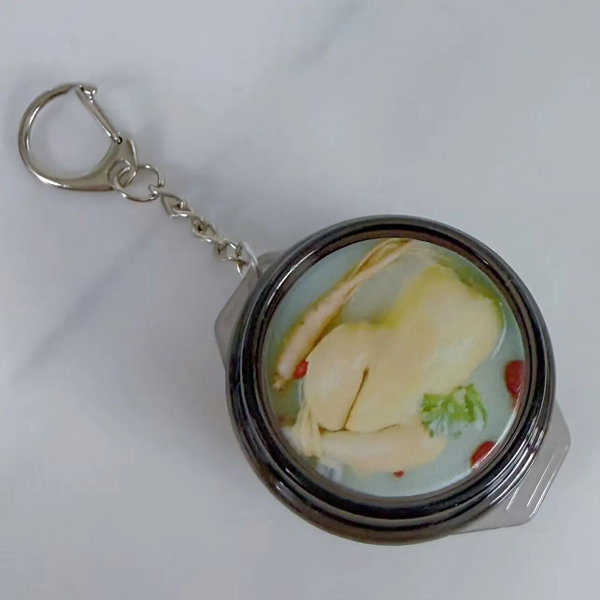 Mini brelok z przyciskiem, kolor B