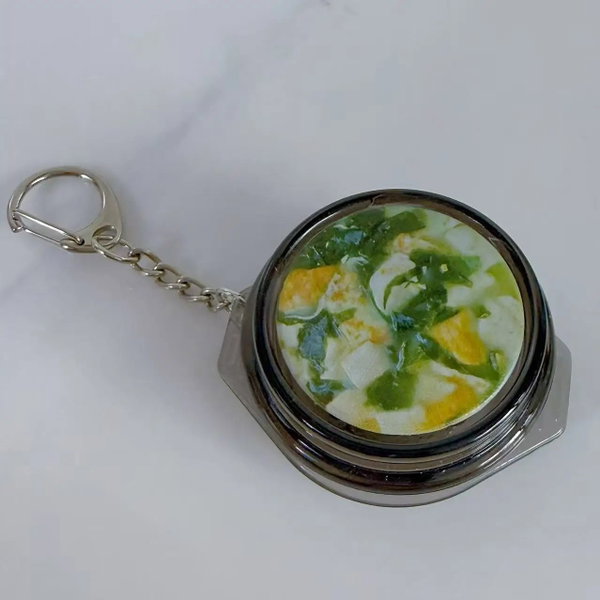 Mini brelok z przyciskiem, kolor D