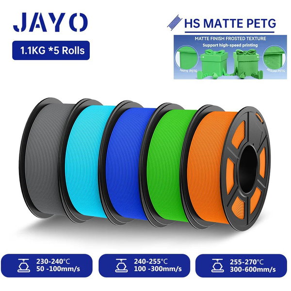 Filament PETG matowy kolor HS PETG-GYSBBLGNOR