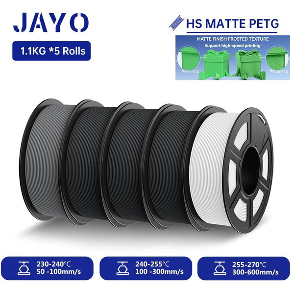 Filament PETG matowy kolor HS PETG-3BKWTGY