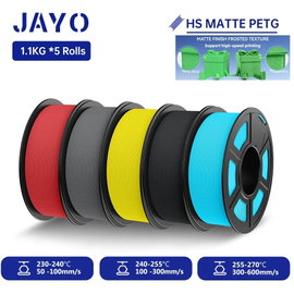 Filament PETG matowy kolor HS PETG-RDGYYLBKSB