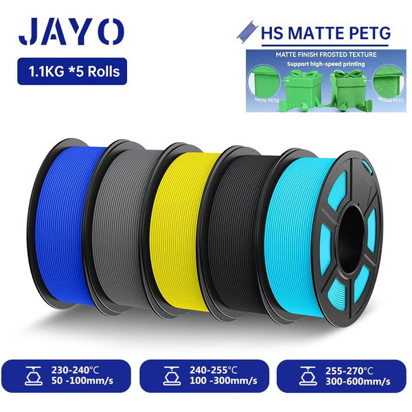 Filament PETG matowy kolor HS PETG-BLGYYLBKSB