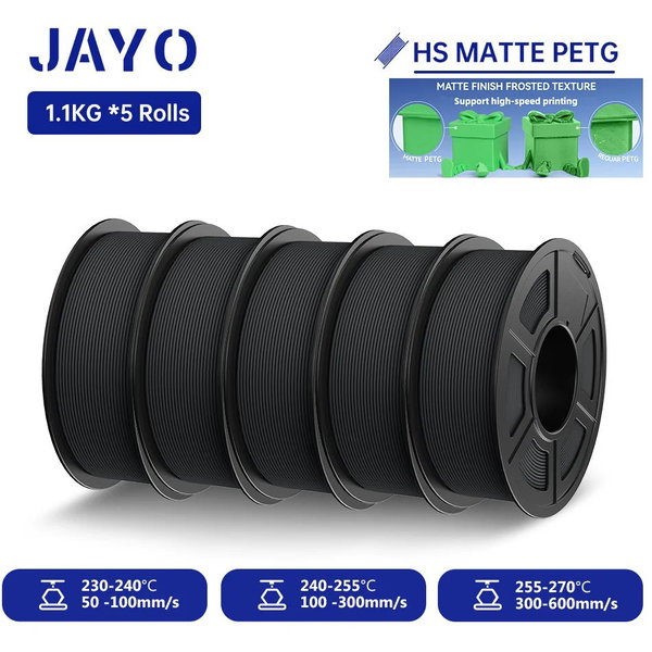 Filament PETG matowy kolor HS PETG-5BK