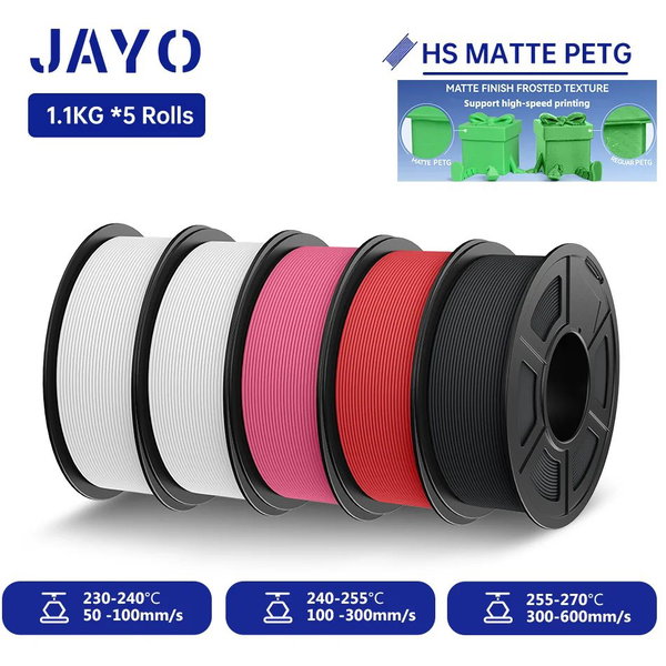 Filament PETG matowy kolor HS PETG-2WTPKRDBK