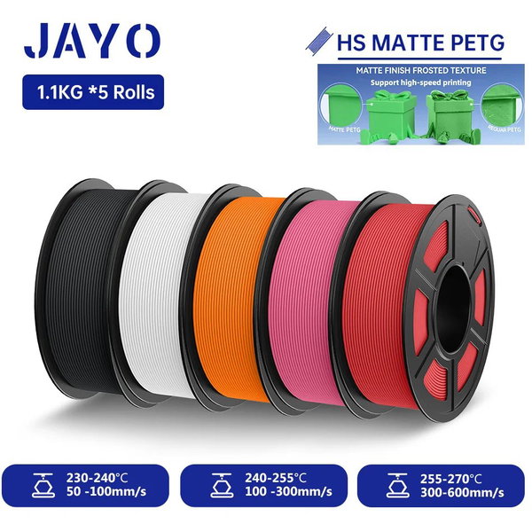 Filament PETG matowy kolor HS PETG-BKWTORPKRD