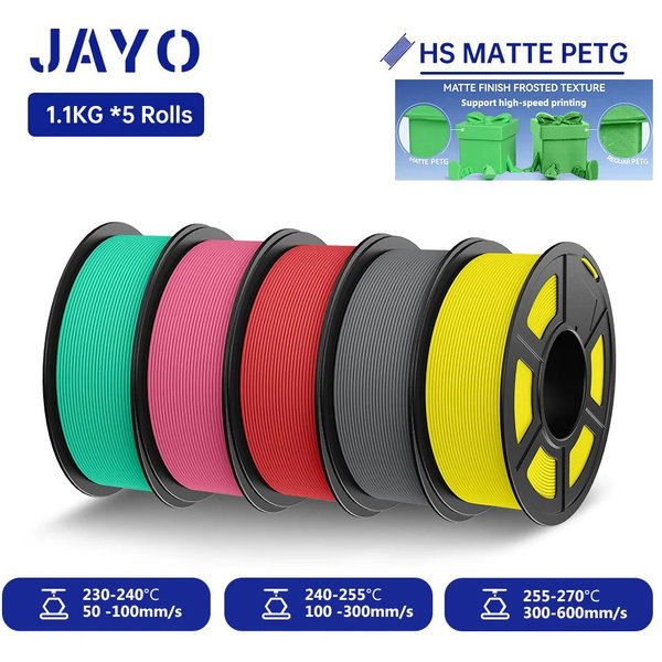 Filament PETG matowy kolor HS PETG-MGPKRDGYYL