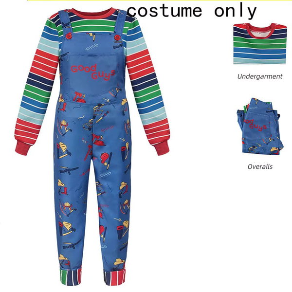 Kostium Chucky dla dzieci 140 cm – costume only / Adult XL