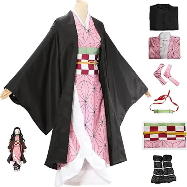Kostium Nezuko z anime, Różowy / 120 / Gwiezdne Wojny
