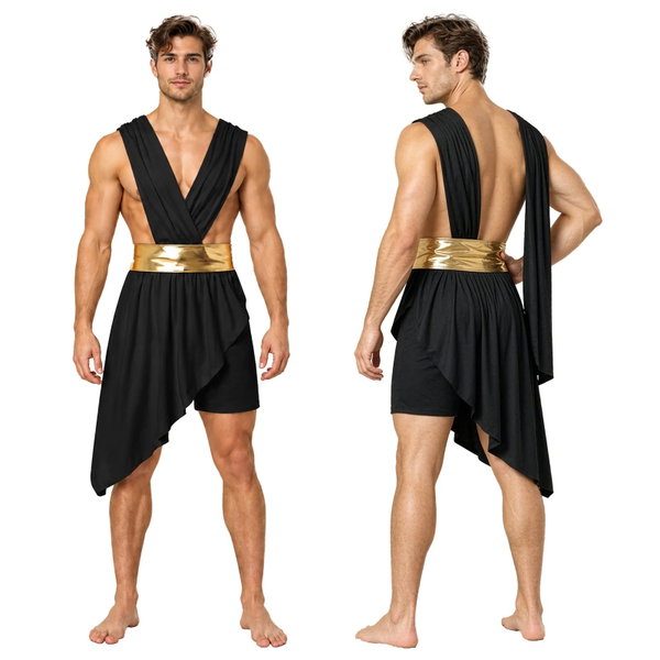 Męski kostium toga czarny 3XL