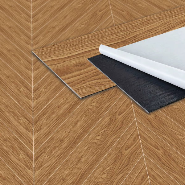 Naklejki podłogowe i ściennye z PVC, nowoczesne – 02 Style 60×15 cm 30 szt.
