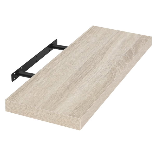 Półka wisząca dekoracyjna brązowa 40x22.9x3.8cm – Light Oak(60×22.9×3.8 cm)