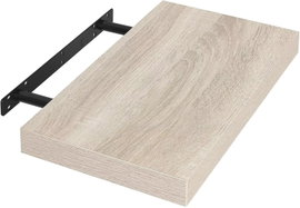 Półka wisząca dekoracyjna brązowa 40x22.9x3.8cm – Light Oak(25×23×3.8 cm)