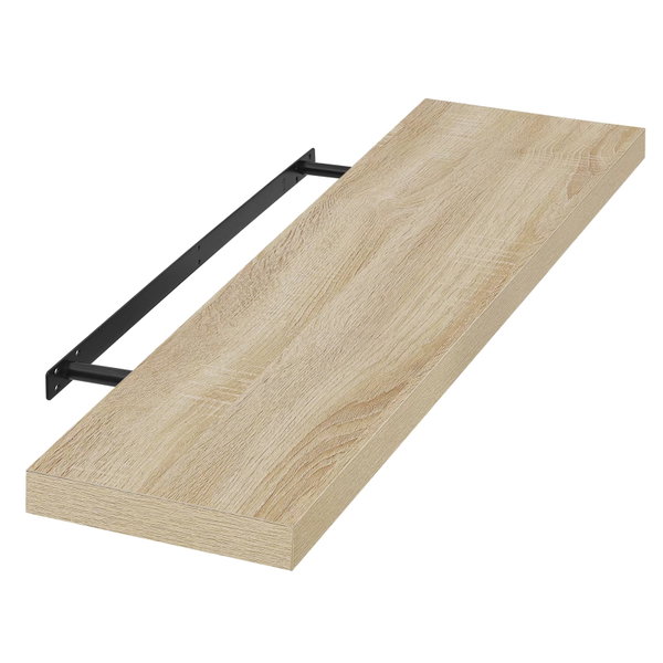 Półka wisząca dekoracyjna brązowa – Light Oak(100×22.9×3.8 cm)