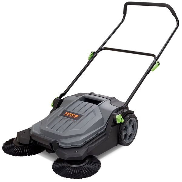 Ręczna zamiatarka podłogowa SucceBuy, 65 cm szerokość, 19 l pojemność