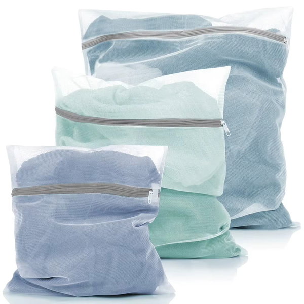 Siatka na pranie 3 szt. biała