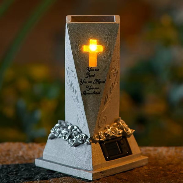 Wazon na kwiaty z diodą LED ręcznie malowana statuetka