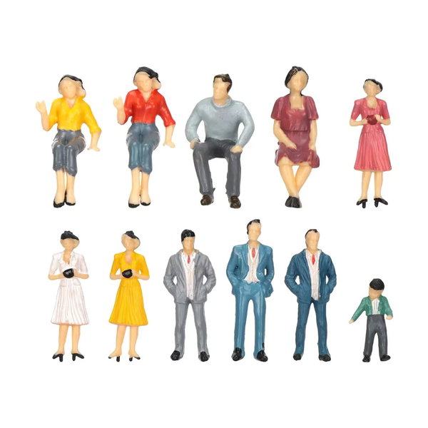 Figurki ludzi do modeli pociągu 5.5-6.0cm