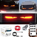 Lampa Samochodowa DIY Pasek LED 10x38cm Diabelskie Oczy LED Oczy Ciężarówki