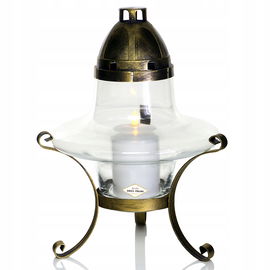 Znicz Artystyczny Ufo Złoty Wszystkich Świętych