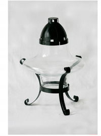 Znicz Artystyczny Ufo Czarny Wszystkich Świętych