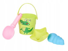 Plażowy Zestaw Do Zabawy W Piasku 4 El Zieleń