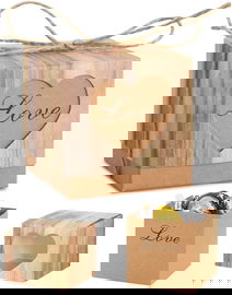 50x Małe Pudełka Prezentowe z Jutowym Sznurkiem na Wesele Chrzciny Komunie