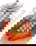 Borosilikatowy Szklany Przezroczysty Czajnik do Herbaty z infuzorem 750 ml