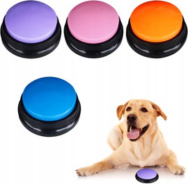 Dzwonek Treningowy dla Psa Kota Edukacyjny Zestaw 4 szt. Przycisk Nauka