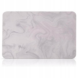 Antypoślizgowa Kamienna mata łazienkowa ziemia okrzemkowa 60x39 cm SZARA