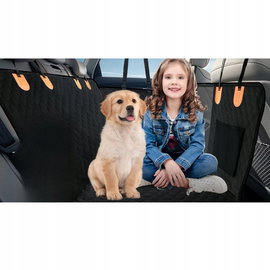 Mata ochronna do samochodu fotelik dla psa wodoodporna duży 134x68cm