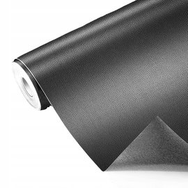 Elegancka samoprzylepna folia skórzana do meblo GELAISI 60x200cm szara