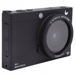 Cyfrowy aparat 4K 64MP vlogowanie retro filtry 28X zoom podróżny kompaktowy