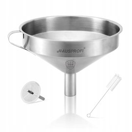 Lejek Stal Nierdzewna 18cm 180mm z Filtrem HAUSPROFI Do Przelewania