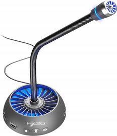 Mikrofon USB do PC z Pojemnościowy Wyciszenie dla Graczy Streamerów