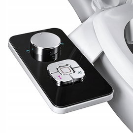 Nakładka Bidetowa na Toaletę Bidet Samodray Regulacja strumienia wody czarn