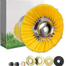 Szczotka do usuwania chwastów mchu 200x25mm do podkaszarki kosy spalinowej