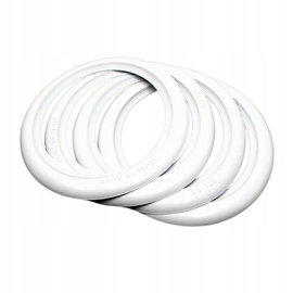 Pierścień dekoracyjny na felgi na kołpak na koła 15" tuning biały 4 szt