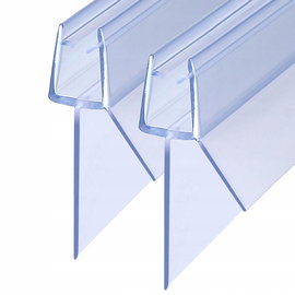 Uszczelka prysznicowa do kabin wanien drzwi 4/5/6mm przezroczysta 2x100cm