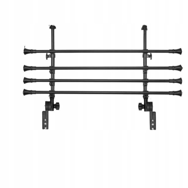 JOYTUTUS Kratka samochodowa dla psa do bagażnika, stalowa, 32-53 x 85-145cm