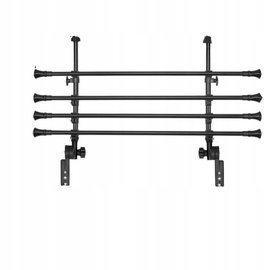 JOYTUTUS Kratka samochodowa dla psa do bagażnika, stalowa, 32-53 x 85-145cm