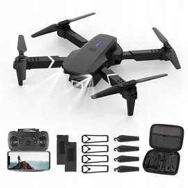 Dron E88 z Kamerą 4K FPV WiFi Live Zdalnie Sterowany Aplikacja Zabawka